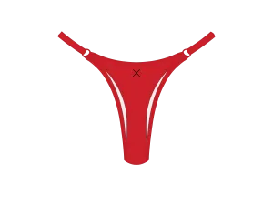 Rose Red Bow Tie Bottoms