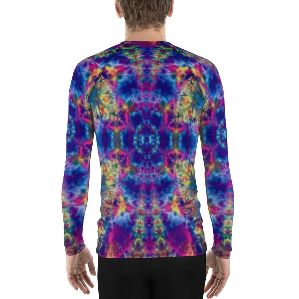 Ruby Timewarp' Men's Rash Guard