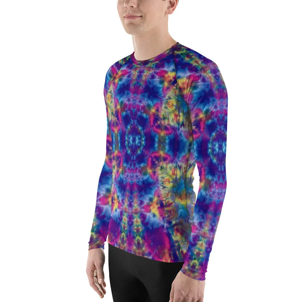 Ruby Timewarp' Men's Rash Guard