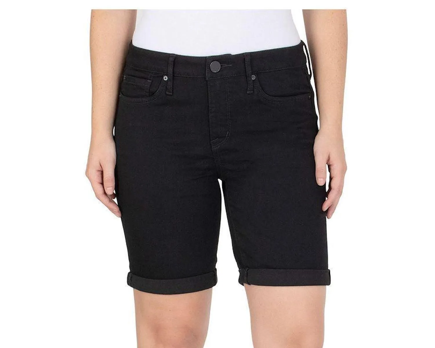 Seven7 Women's Plus Size Soft Stretch Sunset Bermuda Shorts 24W