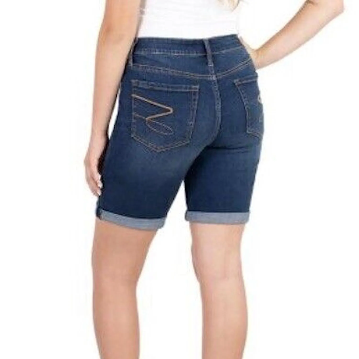 Seven7 Women's Plus Size Soft Stretch Sunset Bermuda Shorts 24W
