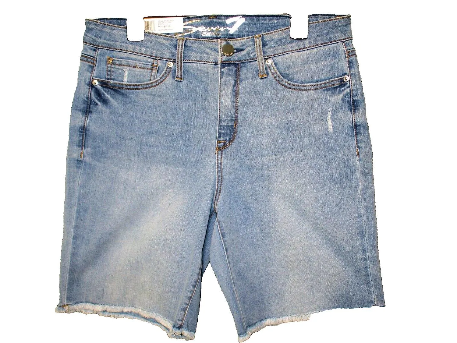 Seven7 Women's Plus Size Soft Stretch Sunset Bermuda Shorts 24W