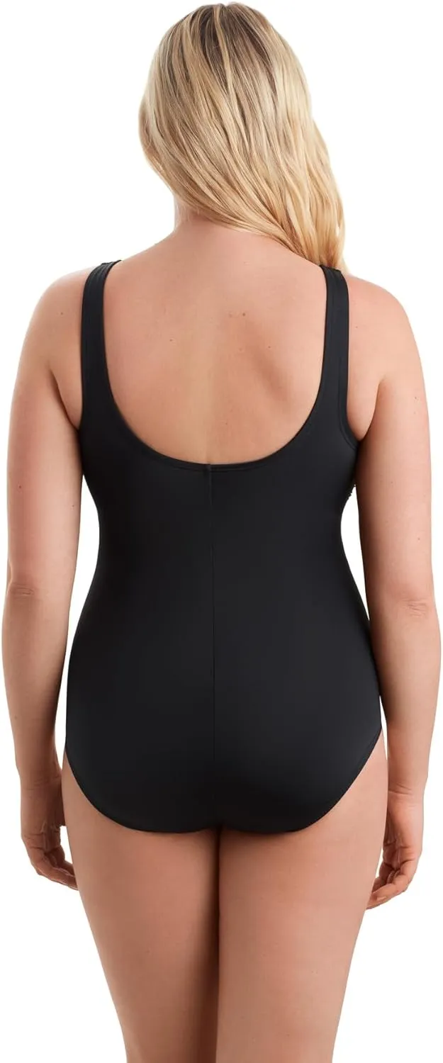Shape Solver Sport Women's Swimwear Highneck One Piece Swimsuit
