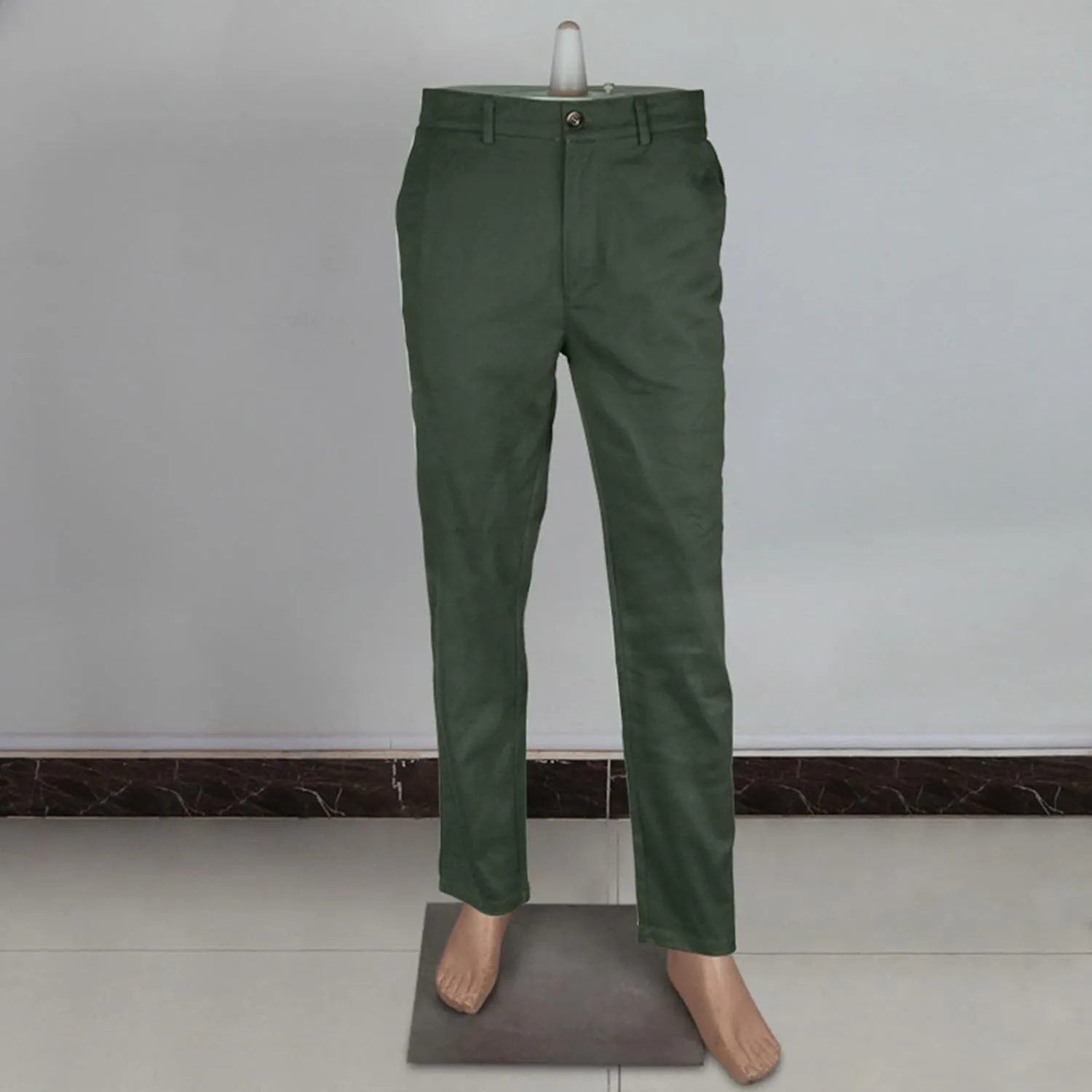 Sinzelimin Men's Suit Pants Fashion Solid Button Zipper Closure Slim Fit Comfy Business Casual Trouser Full Length Sweatpant