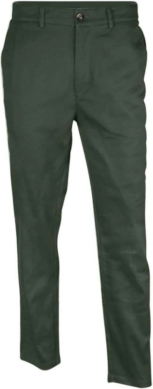 Sinzelimin Men's Suit Pants Fashion Solid Button Zipper Closure Slim Fit Comfy Business Casual Trouser Full Length Sweatpant