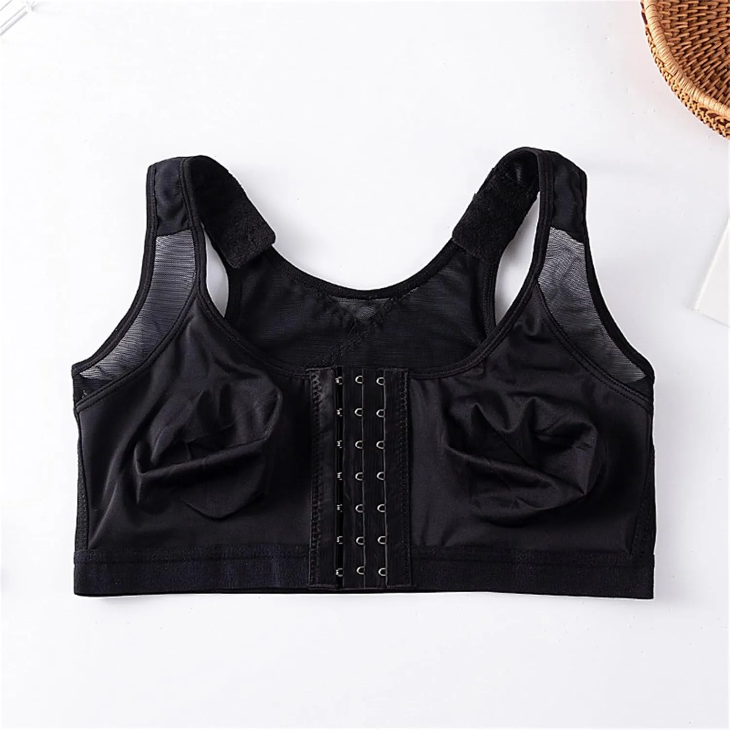 Sports Bra with Front Closure Plus Size Comfort Underwear Support Lingerie Comfortable Bras for Women No Underwire