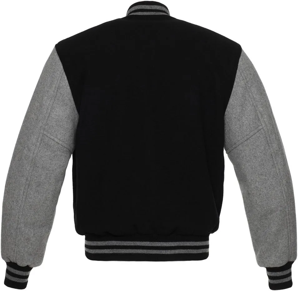 Stewart & Strauss Original All Wool Varsity Letterman Jacket Since 1977 (5 Team Colors) Wool XXS to 6XL,Original