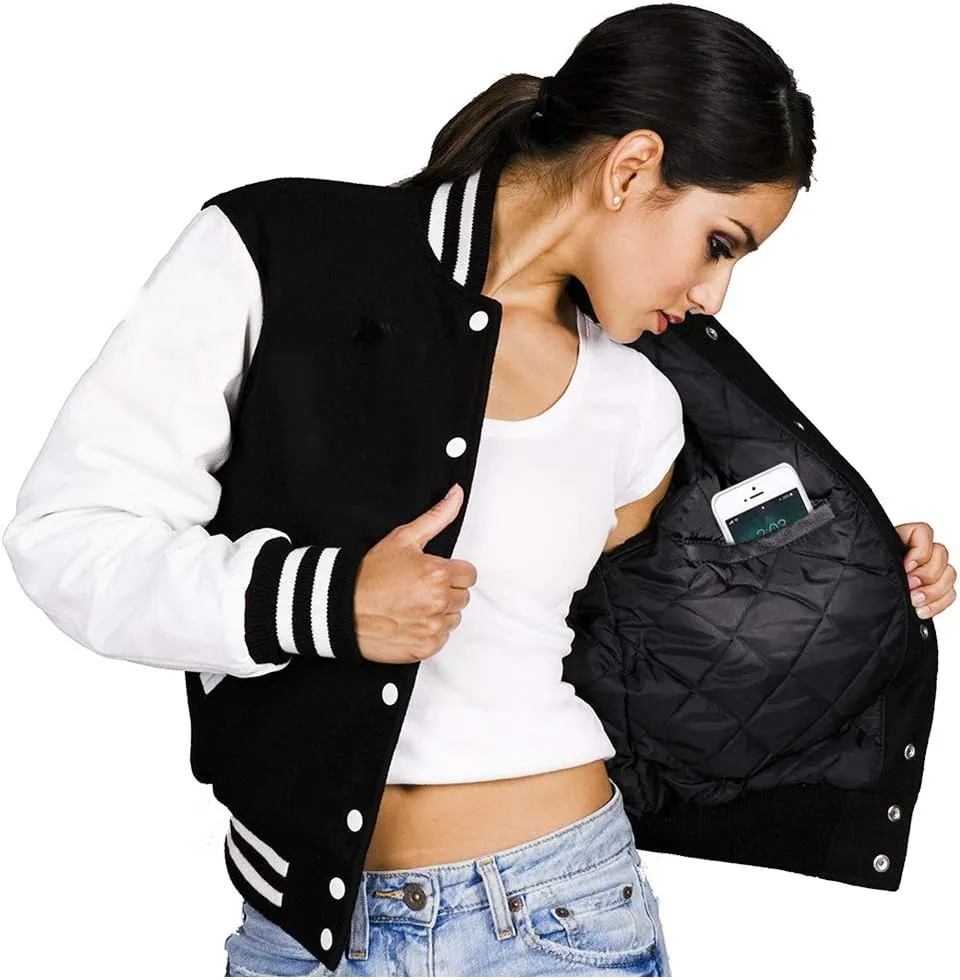Stewart & Strauss Original All Wool Varsity Letterman Jacket Since 1977 (5 Team Colors) Wool XXS to 6XL,Original