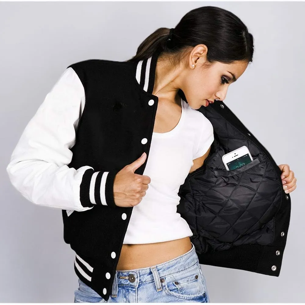 Stewart & Strauss Original All Wool Varsity Letterman Jacket Since 1977 (5 Team Colors) Wool XXS to 6XL,Original