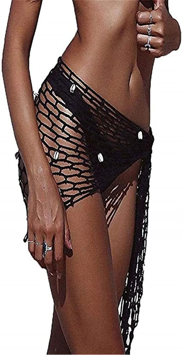 Swimwear Cover Up,Sexy Fashion Beach Hand Crochet Shawl Capelet Cover Up Sunscreen Net (SJJ6)