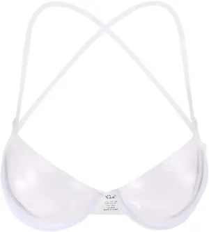 TANGNADE Invisible Transparent Ultra-fine Strap Plastic Bra Disposable Underwear Bra for Ladies Women