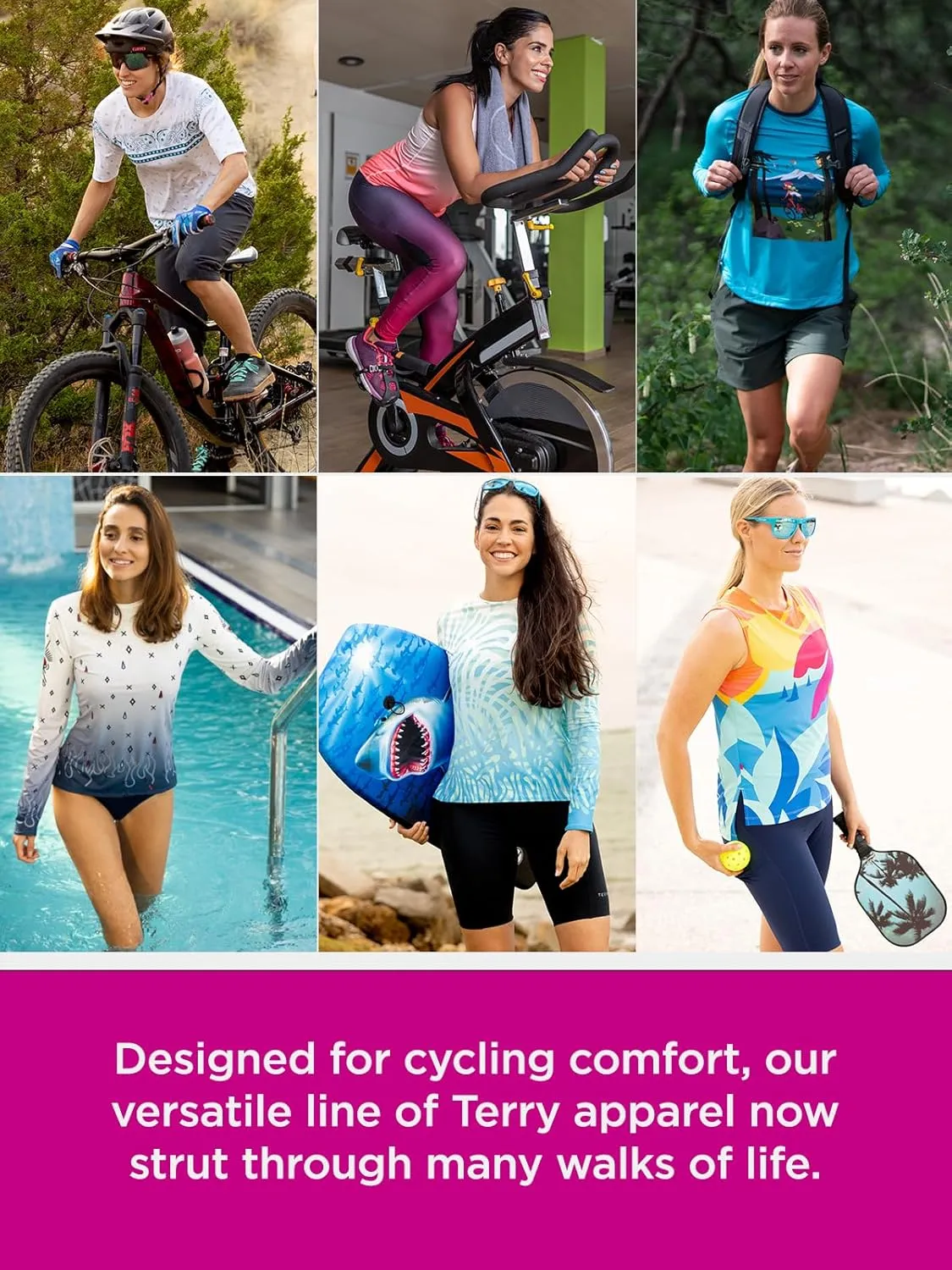 Terry Soleil Womens Sleeveless Bike Jersey, UPF 50  Sun Top, Athletic Fit Moisture Wicking Cycling Zippered Tank