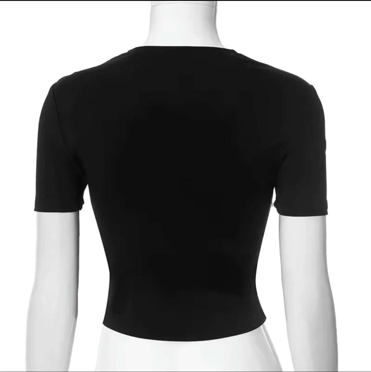Tiana Women’s Fashion Short Sleeve Crop Top