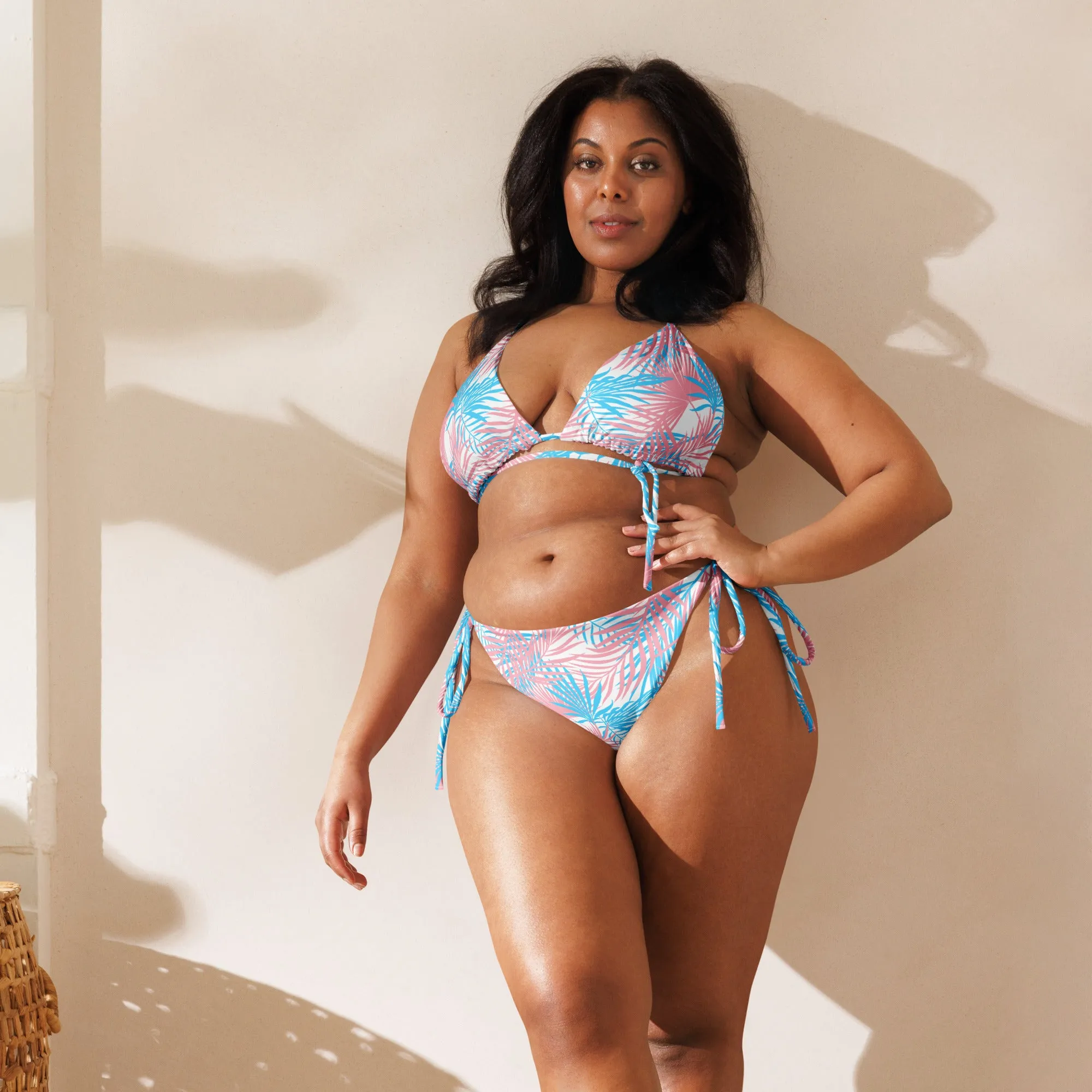 Transgender Palm String Bikini Top