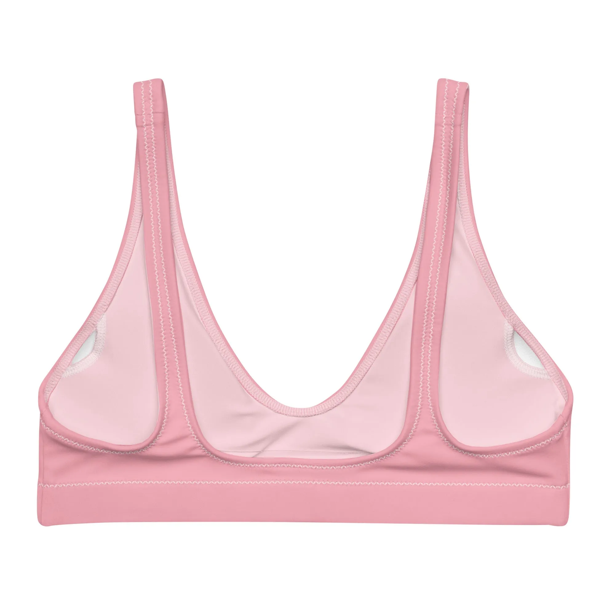 Transgender Solid Athletic Bikini Top