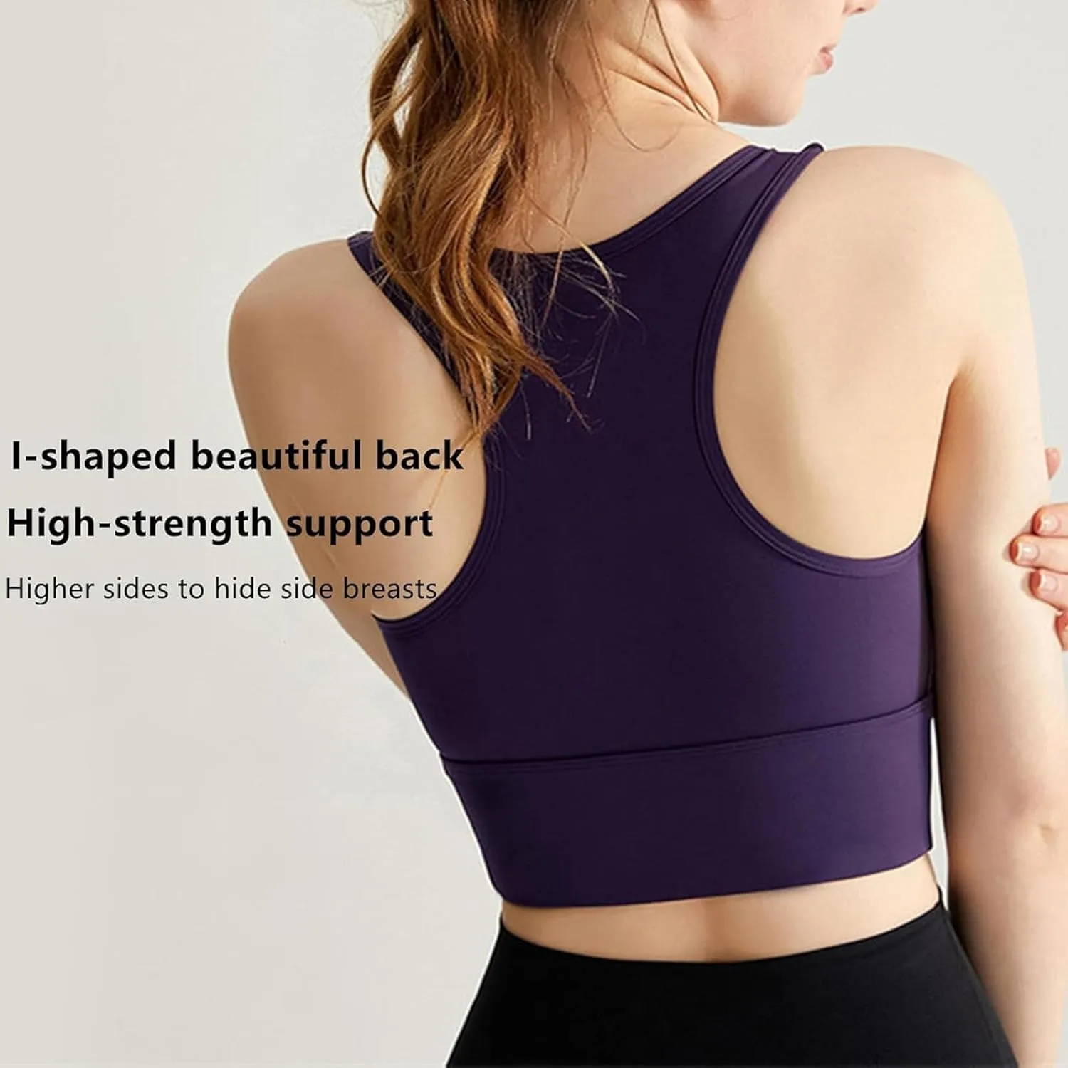 Upright Sports Bra Posture, Upright Posture Corrector Sports Bra, One-Piece Cup Shockproof Sports Bras