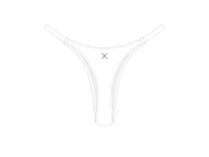 Venice White Bow Tie Bottoms