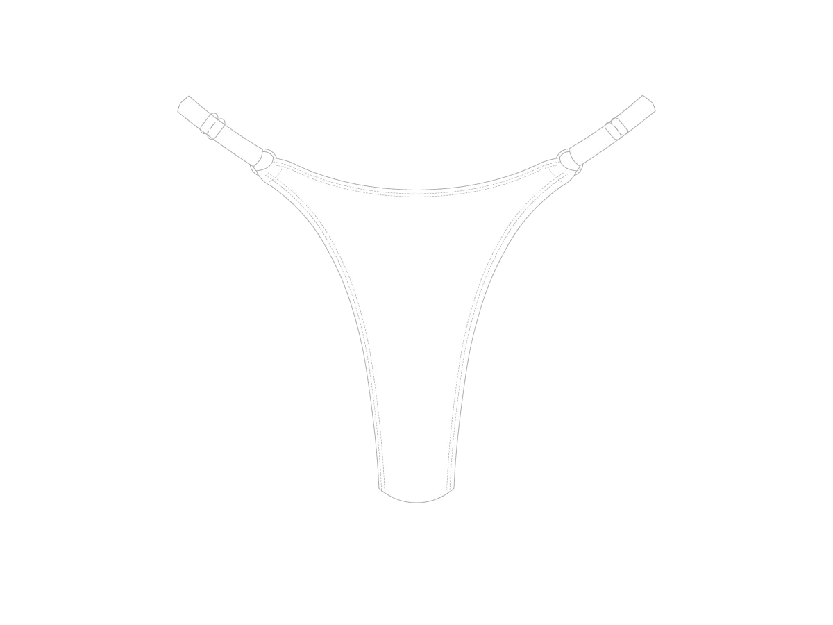 Venice White Bow Tie Bottoms