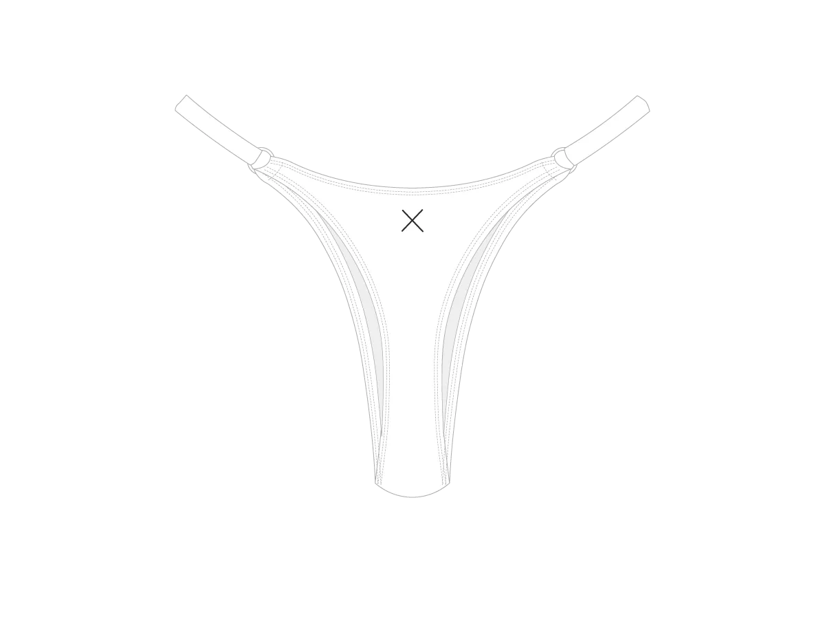 Venice White Bow Tie Bottoms