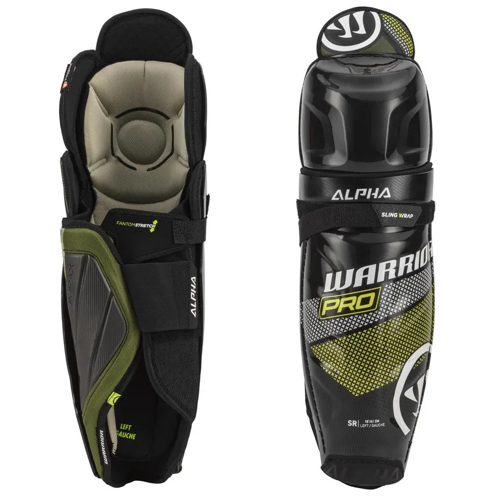 Warrior Alpha Pro Senior Hockey Shin Guards