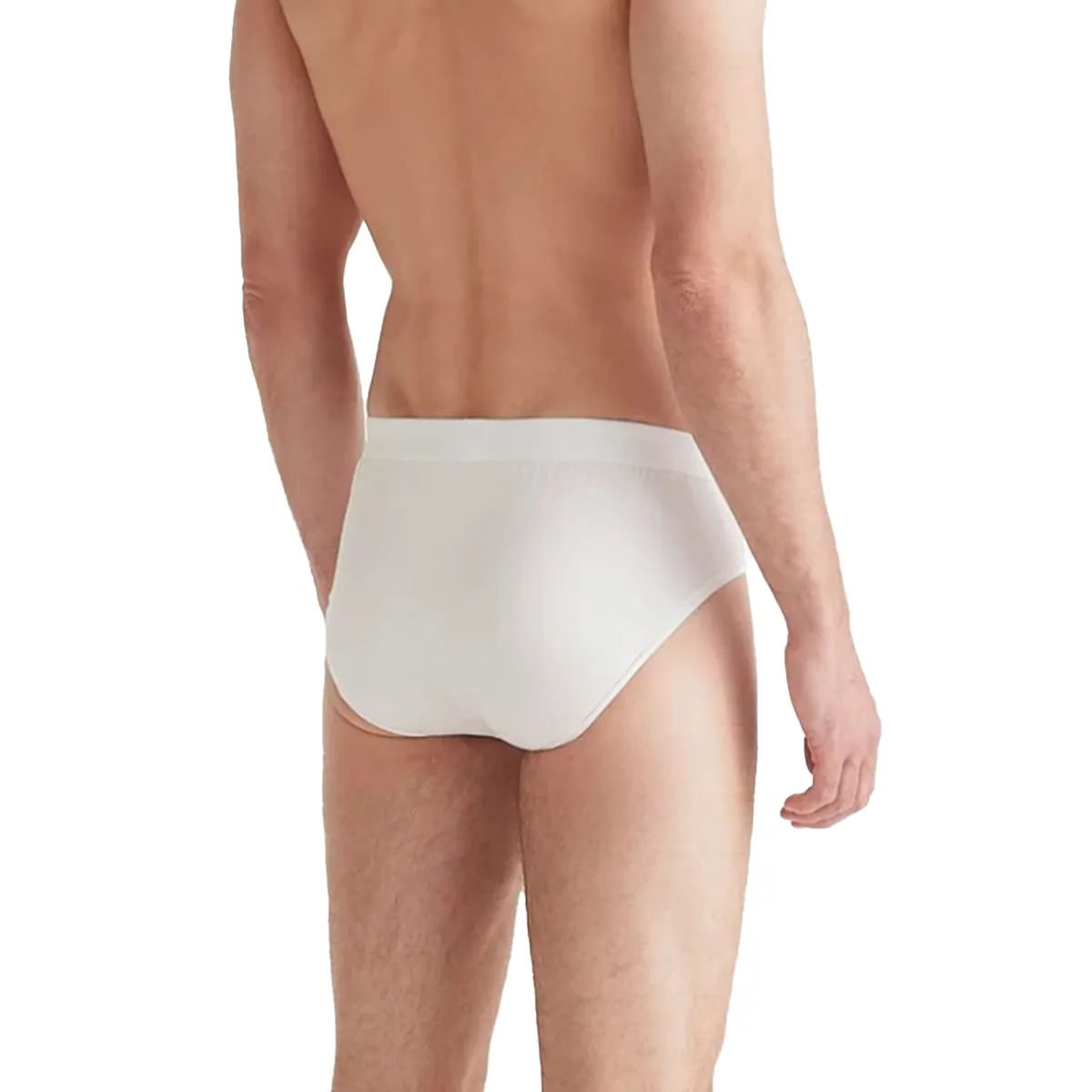 White Alex Micro Modal Stretch Briefs