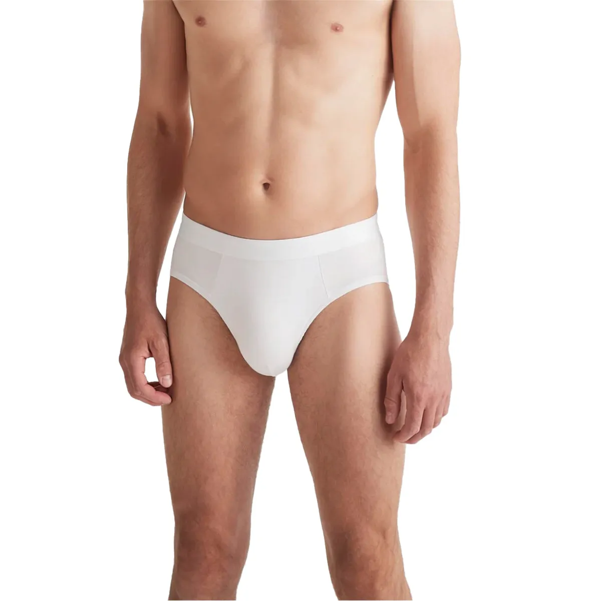 White Alex Micro Modal Stretch Briefs