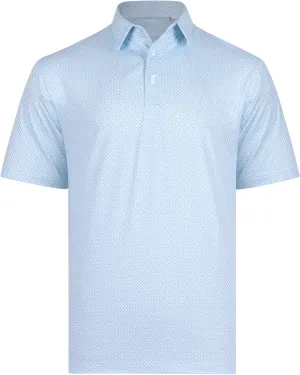 White Label Golf-Mens Golf Short Sleeve Performance Moisture Wicking Quick Dry Polo Shirt-The Coastal Polo