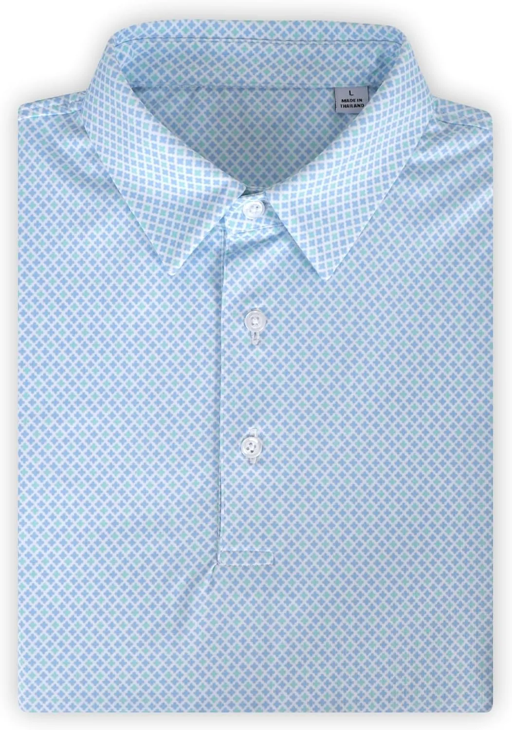 White Label Golf-Mens Golf Short Sleeve Performance Moisture Wicking Quick Dry Polo Shirt-The Coastal Polo