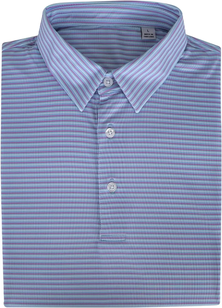 White Label Golf-Mens Golf Short Sleeve Performance Moisture Wicking Quick Dry Polo Shirt-The Heritage Polo