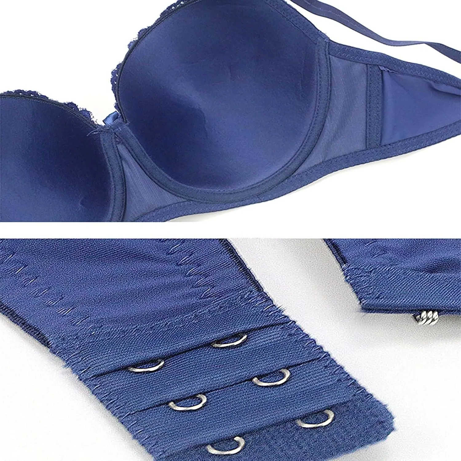 Wirefree Bra Bras for Women Adjustable Strap Full Coverage Up Bras Comfortable No Underwire Wireless Bras Backless