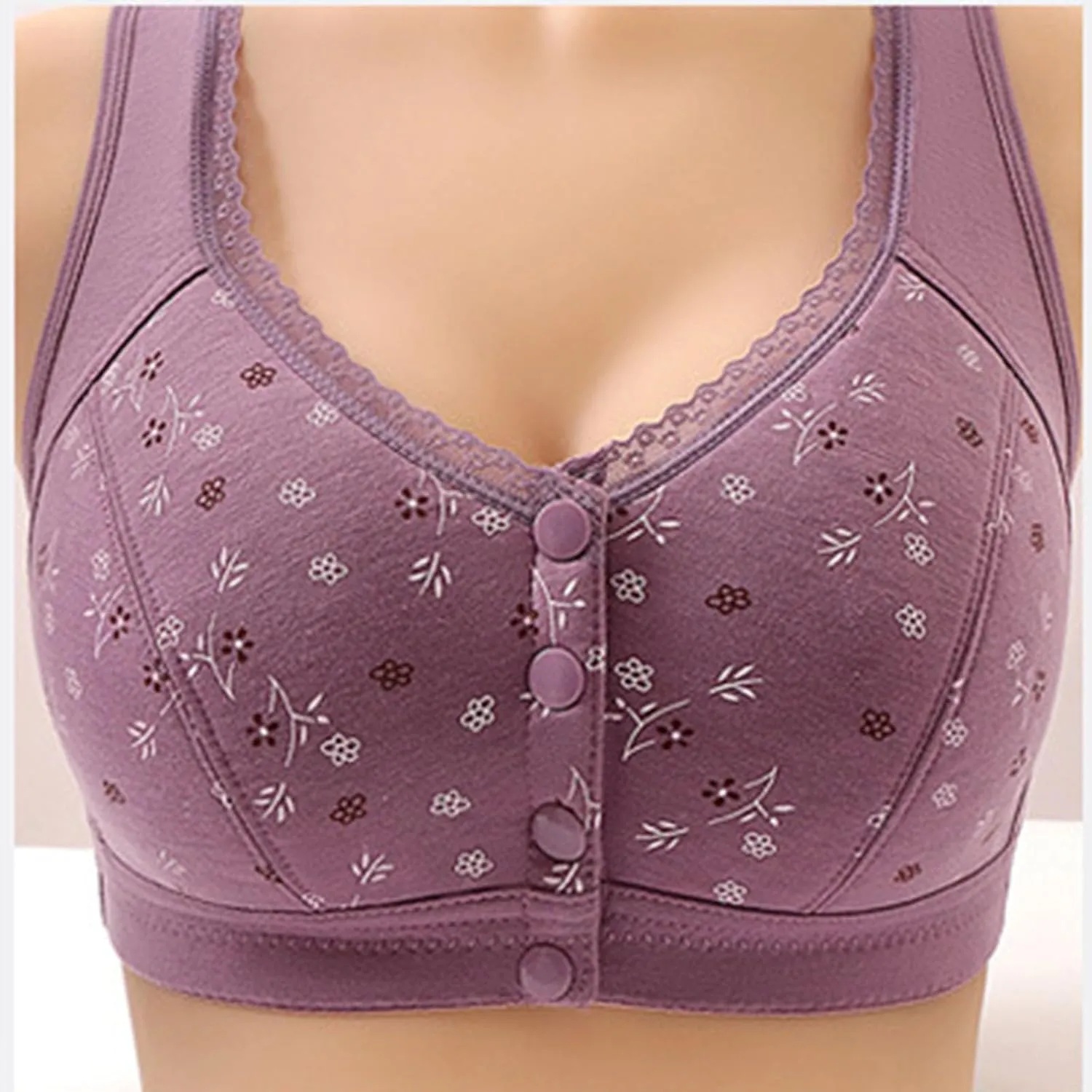 Wireless Bras for Women, Bras for Women No Underwire Full Coverage Women's Bras Push Up Everyday Sleep Bras