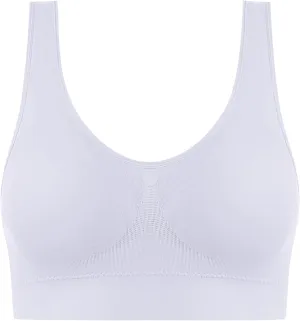 Womans Wireless Breathable Gathering Sports Bra Traceless Comfortable No Steel Ring Vest Everyday Sleep Bras