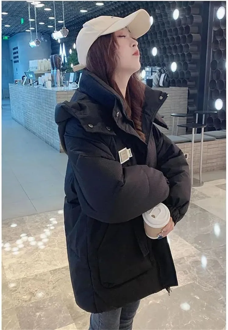 Women Bread Clothing Short Down Cotton-Padded Jacket Cotton-Padded Jacket Winter Coat Thick Jacket Warm Co