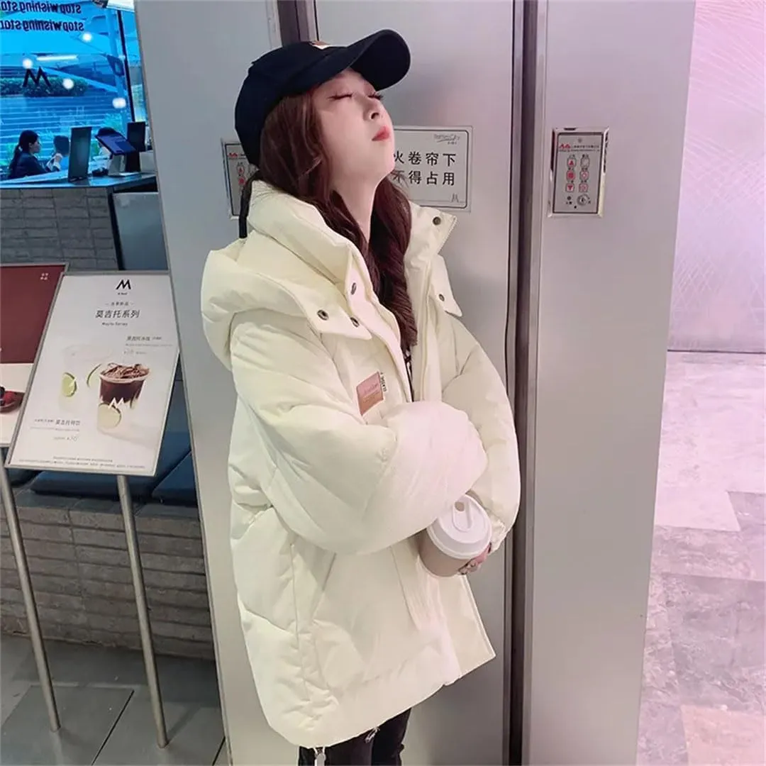 Women Bread Clothing Short Down Cotton-Padded Jacket Cotton-Padded Jacket Winter Coat Thick Jacket Warm Co