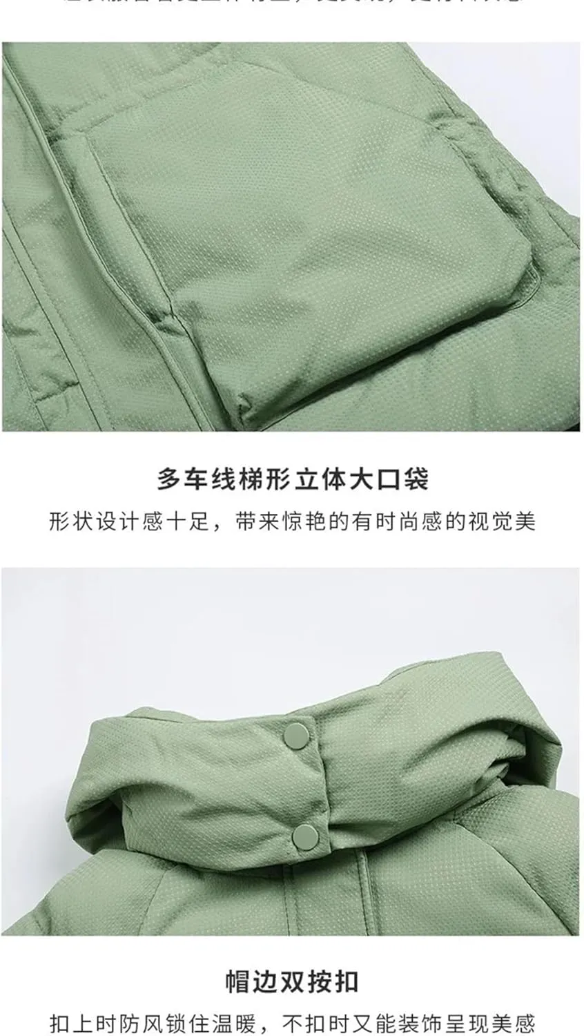 Women Bread Clothing Short Down Cotton-Padded Jacket Cotton-Padded Jacket Winter Coat Thick Jacket Warm Co