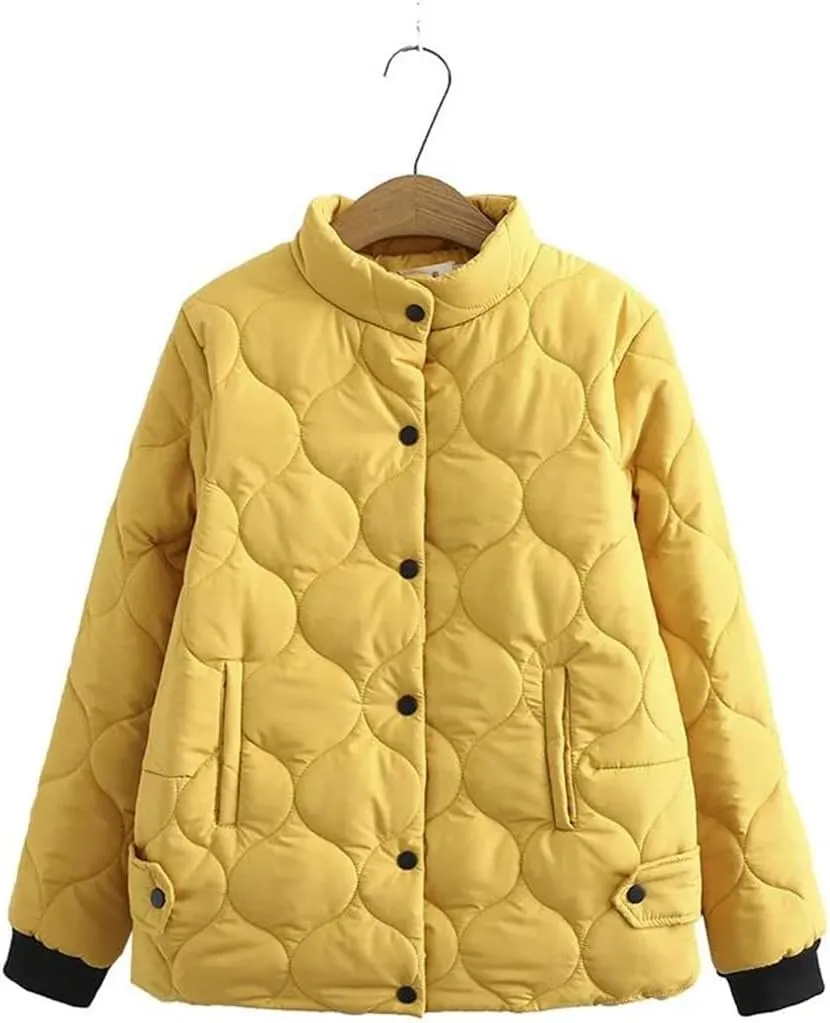 Women Cotton Coat Parka Winter Jacket Short Loose Padded Thick Down Cotton Warm Overcoat Parkas