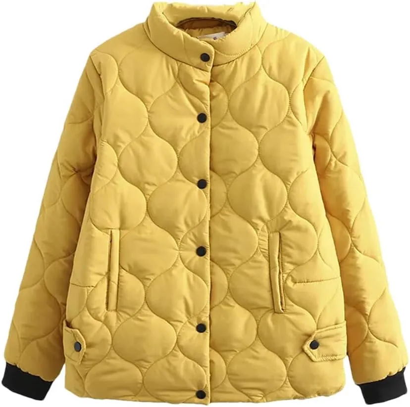 Women Cotton Coat Parka Winter Jacket Short Loose Padded Thick Down Cotton Warm Overcoat Parkas