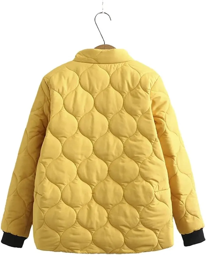 Women Cotton Coat Parka Winter Jacket Short Loose Padded Thick Down Cotton Warm Overcoat Parkas