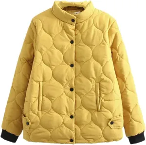 Women Cotton Coat Parka Winter Jacket Short Loose Padded Thick Down Cotton Warm Overcoat Parkas