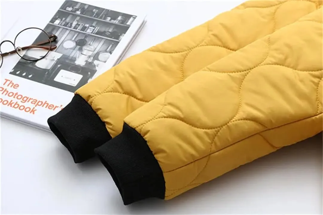 Women Cotton Coat Parka Winter Jacket Short Loose Padded Thick Down Cotton Warm Overcoat Parkas