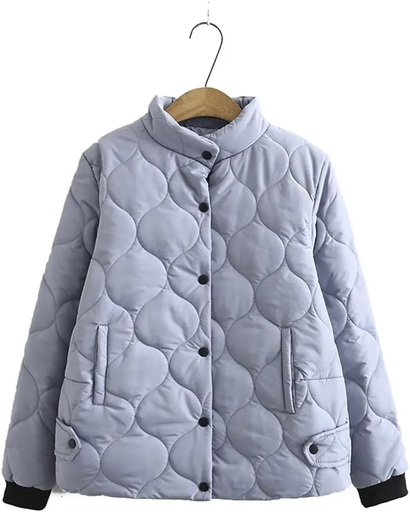 Women Cotton Coat Parka Winter Jacket Short Loose Padded Thick Down Cotton Warm Overcoat Parkas