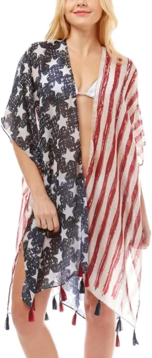 Women Summer Beach Swimsuit Cover Up Kimono Cardigan