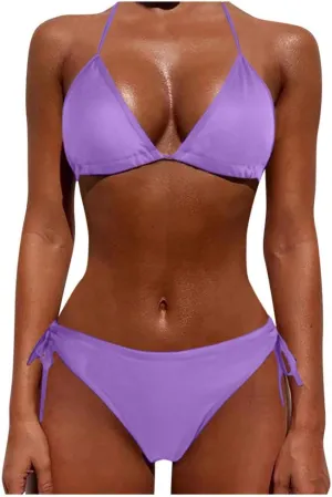 Women's Bikini Set Swimsuit Women Sets Bikini Up Two Plus Size Beachwear Swimwears Tankinis Set Bikini Swimsuit