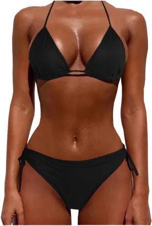 Women's Bikini Set Swimsuit Women Sets Bikini Up Two Plus Size Beachwear Swimwears Tankinis Set Bikini Swimsuit