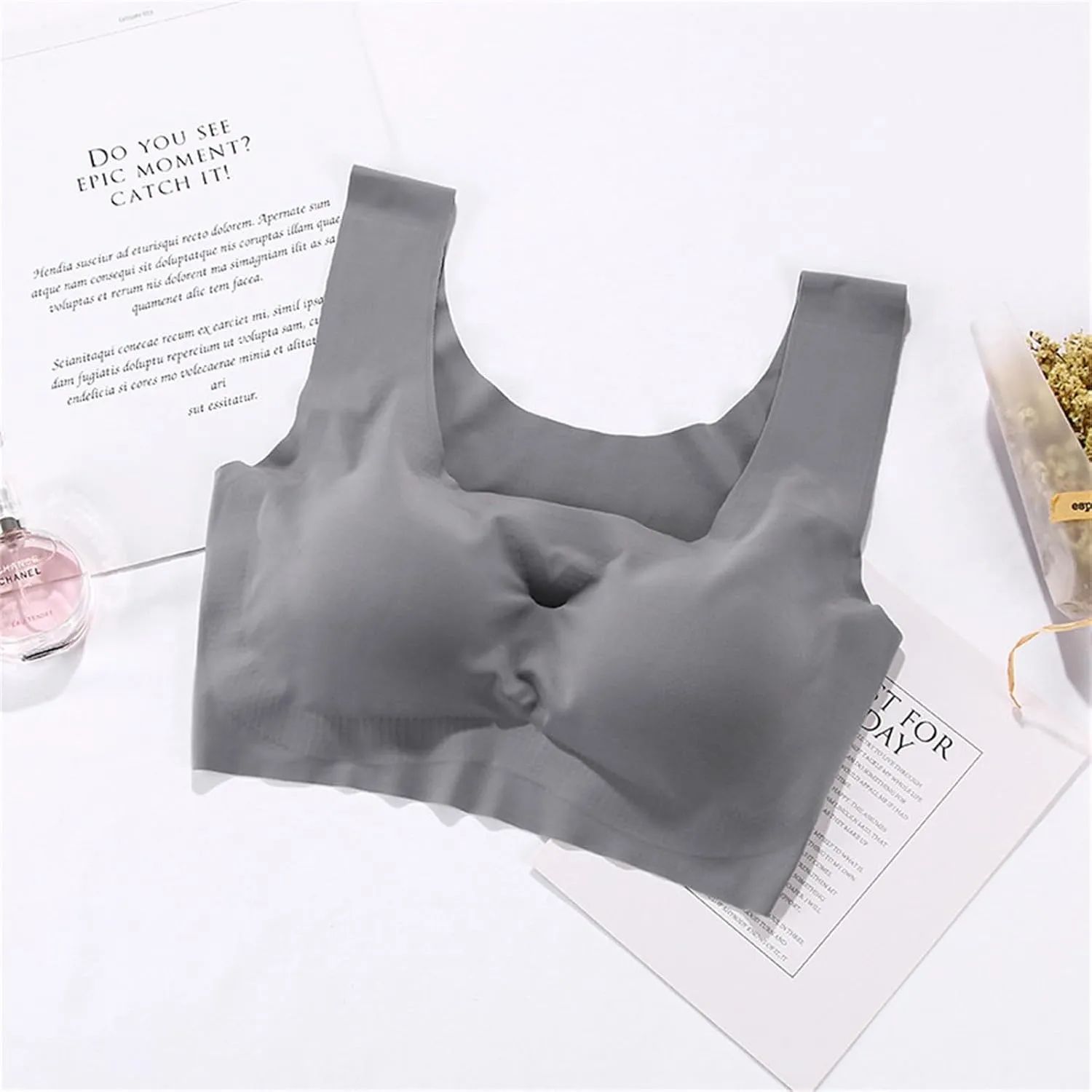 Womens Bras Sports Bra Support Bra Daisy Bra Cotton Bras Wireless Bras for Large Breasted Women
