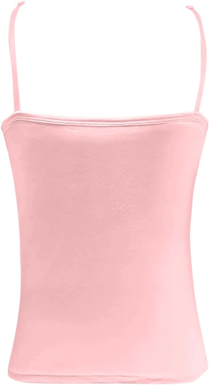 Womens Camisoles Tops Bras Adjustable Spaghetti Strap Tank Tops Stretch Breathable Sport Yoga Undershirts Underwear