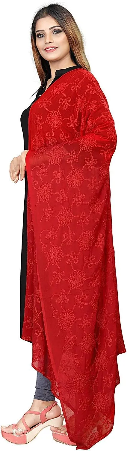 Women's Embroidered Scarf Pashmina Shawls and Wraps for Evening Dress || Beach Cover Up Sarong Swimsuit Cover-Up.