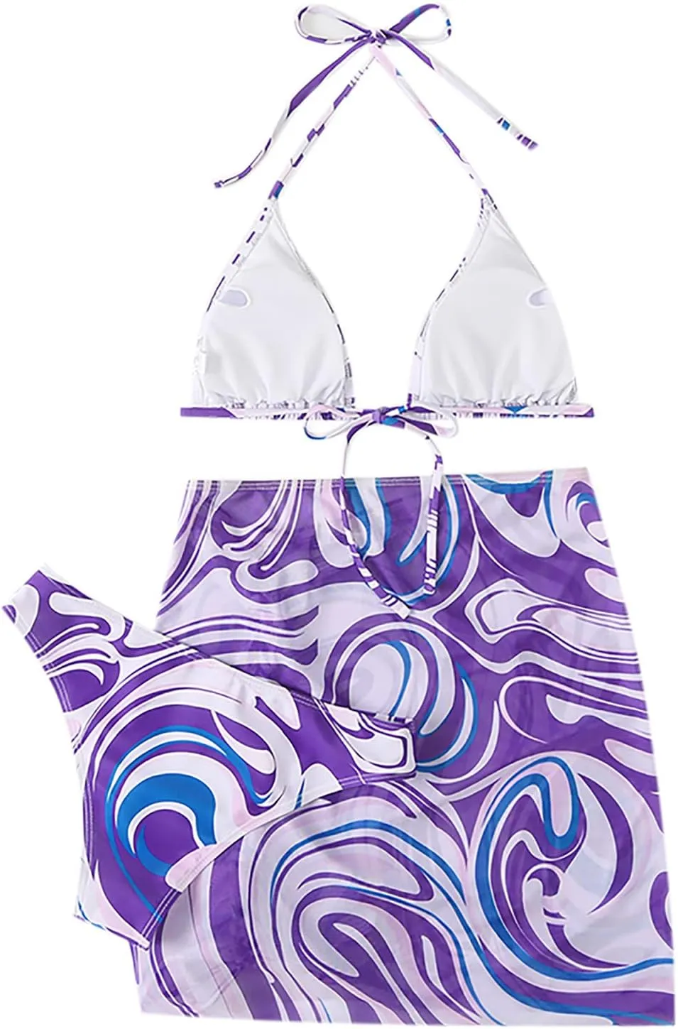 Womens Micro Bikini Sets Skorts Swimsuit Micro Bikini Tankini Sets for Women Micro Bikini Sets
