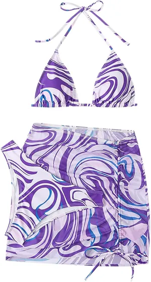 Womens Micro Bikini Sets Skorts Swimsuit Micro Bikini Tankini Sets for Women Micro Bikini Sets