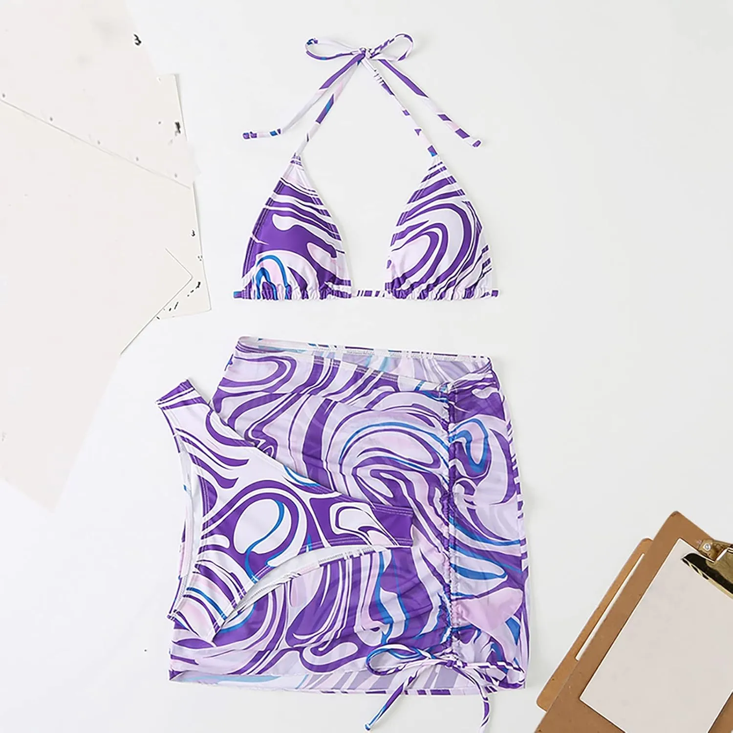 Womens Micro Bikini Sets Skorts Swimsuit Micro Bikini Tankini Sets for Women Micro Bikini Sets